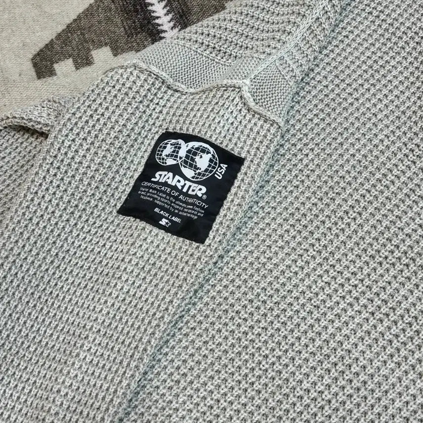 [BUNJANG] Starter Black Label Waffle Knit Sweater / STARTER BLACK LABEL 와플 니트