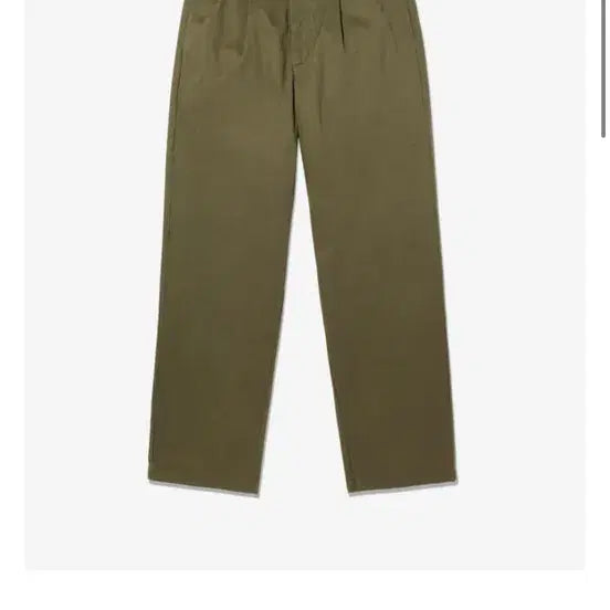 [SOLD OUT] (새제품) Noah 노아 트윌 더블 플리츠 올리브 팬츠 (26)