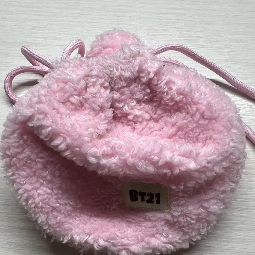 [BUNJANG] BT21 Cooky Fleece Pouch Jungkook / BT21 Cooky 털 복조리 파우치 쿠키 jungkook