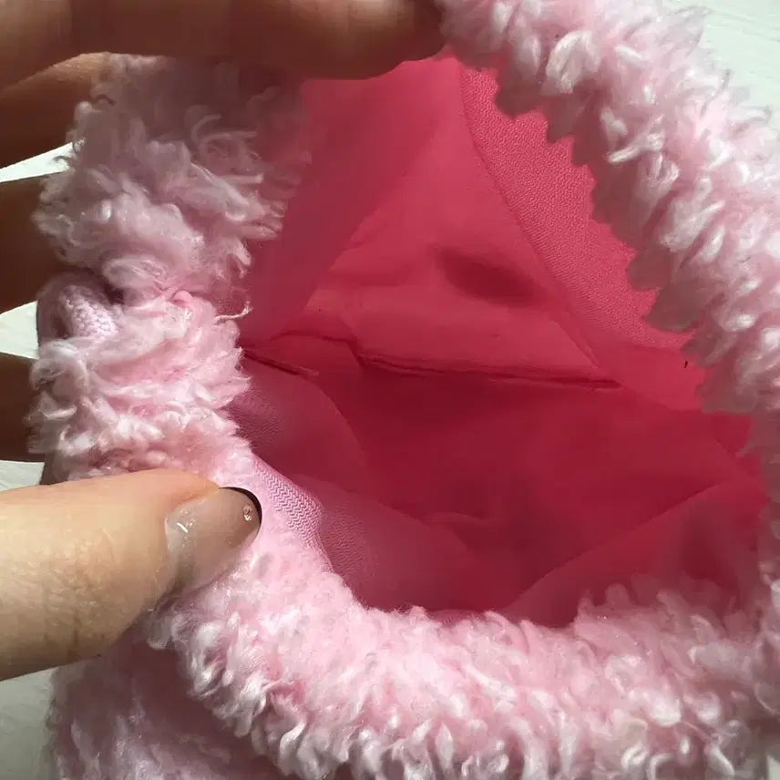 [BUNJANG] BT21 Cooky Fleece Pouch Jungkook / BT21 Cooky 털 복조리 파우치 쿠키 jungkook