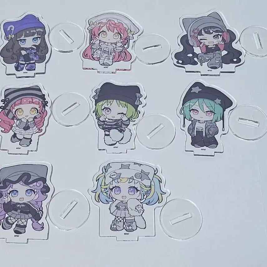 [BUNJANG] PriPara Prism Stone Purimagi Cat Ear Acrylic Stand Bundle Set / [일괄판매] 프리파라 프리즘스톤 프리마지 고양이귀 eeo 아크릴 8종