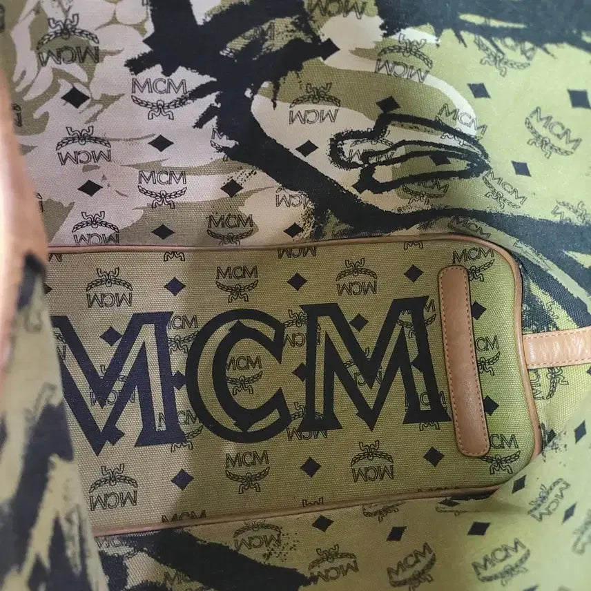 [SOLD OUT] MCM 로고 프린트 숄더백