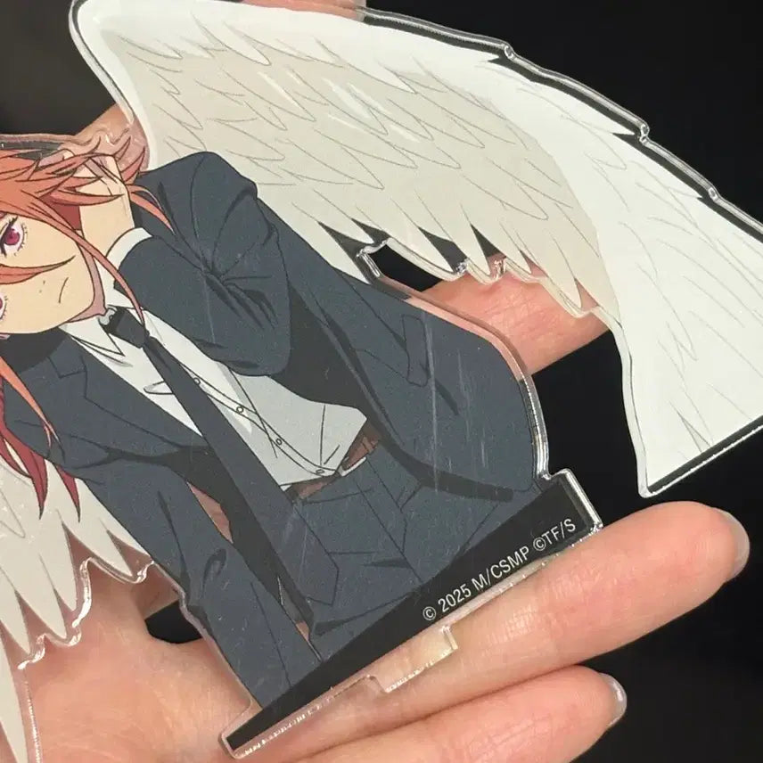 [BUNJANG] Baseyard Chainsaw Man Angel Devil Acrylic Stand and Keyring / 체인소맨 천사의 악마 베이스야드 아크릴 스탠드 키링
