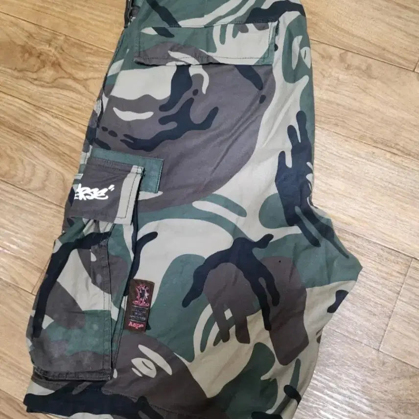 [BUNJANG] AAPE Camo Cargo Shorts / AAPE 카모 반바지