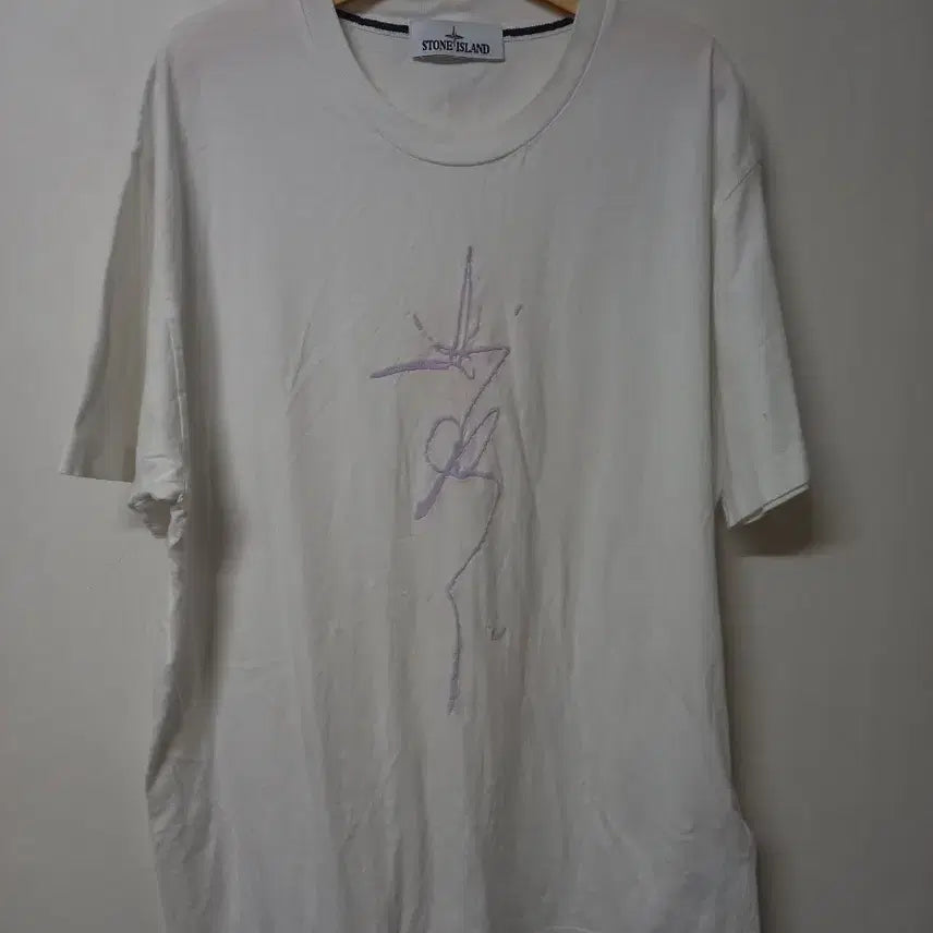 [SOLD OUT] 스톤아일랜드 잉크 자수로고 반팔티 XL 정품