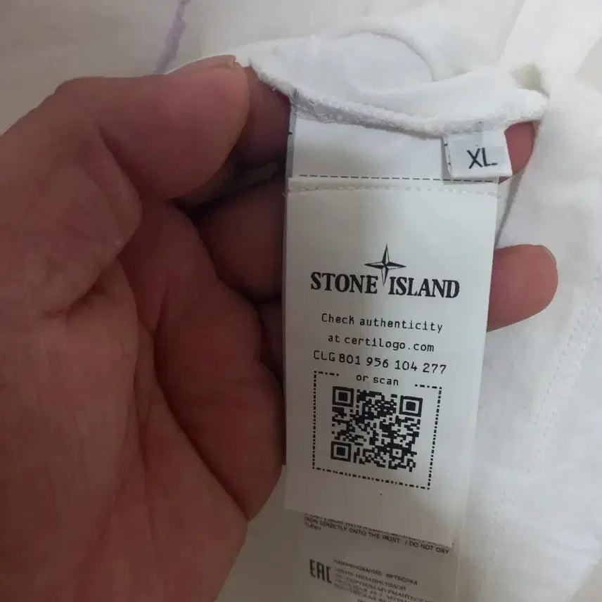 [SOLD OUT] 스톤아일랜드 잉크 자수로고 반팔티 XL 정품