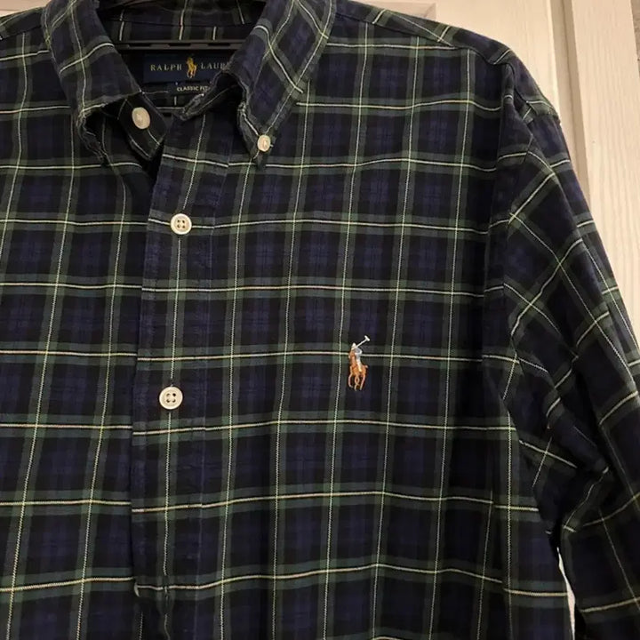 [BUNJANG] Polo Ralph Lauren Tartan Check Classic Fit Shirt M / 폴로 랄프로렌 타탄 체크 셔츠 클래식핏 m