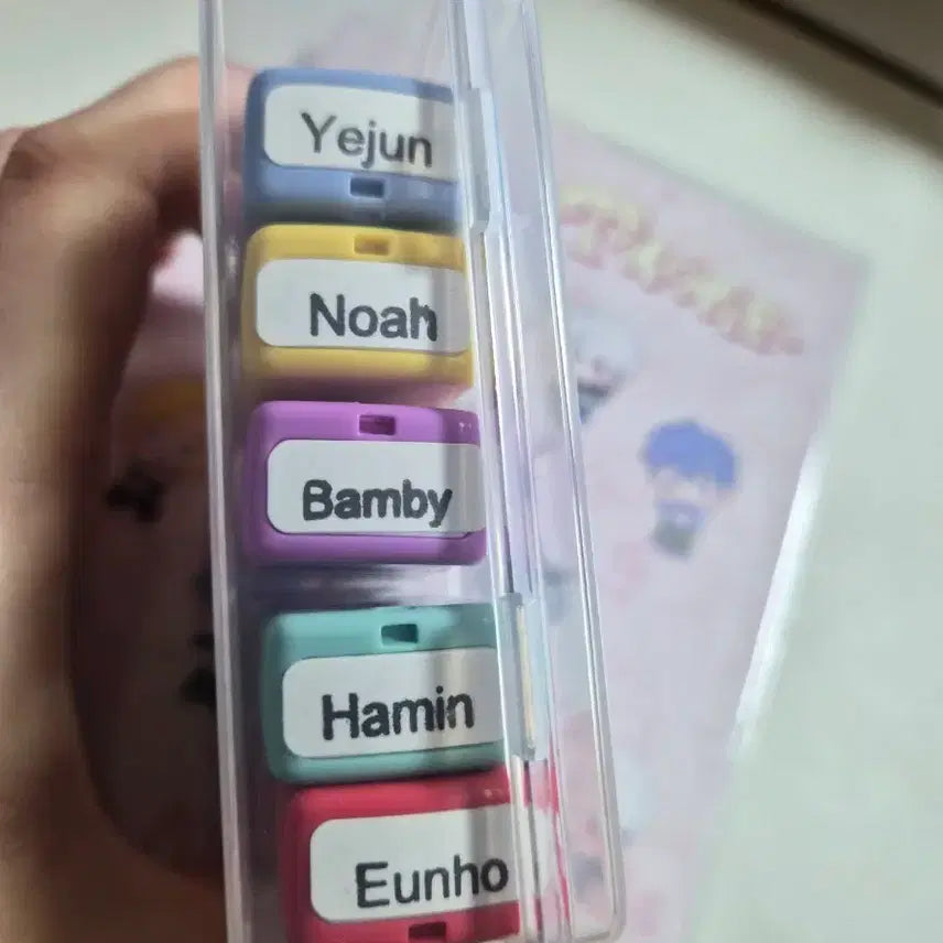 [BUNJANG] PLAVE Name Stamp Set of 5 / 플레이브 네임스탬프 5개세트
