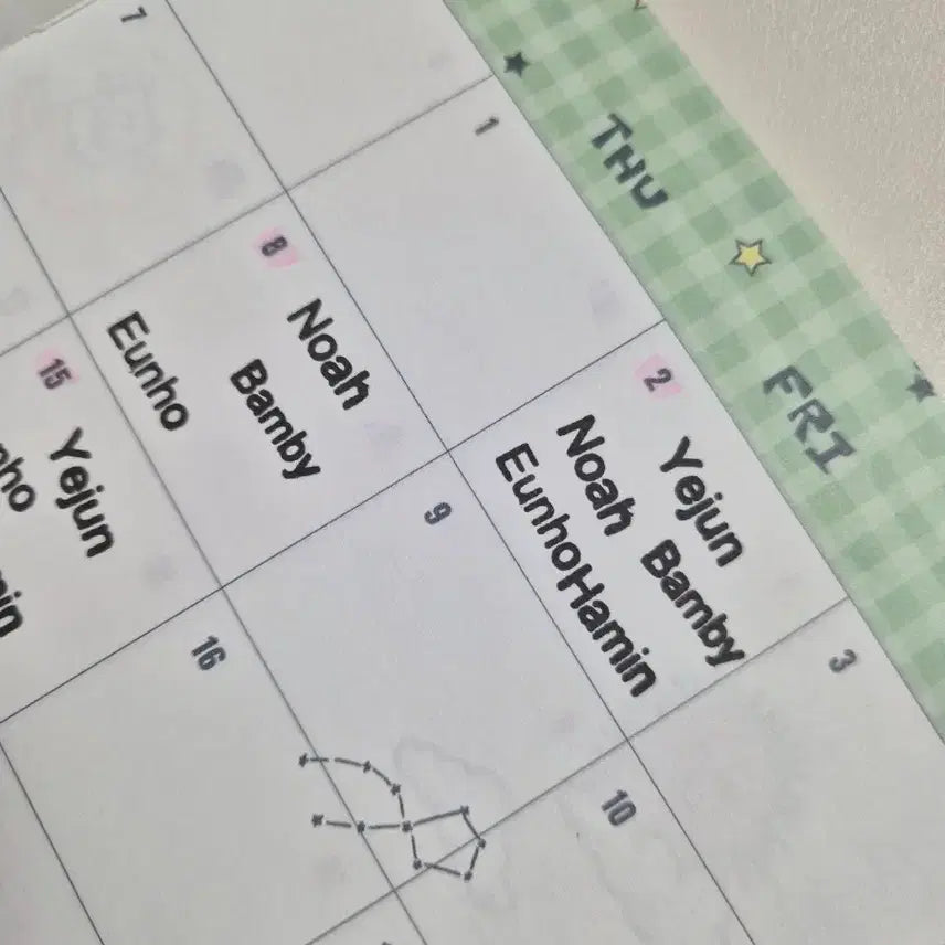 [BUNJANG] PLAVE Name Stamp Set / 플레이브 네임스탬프 5개세트