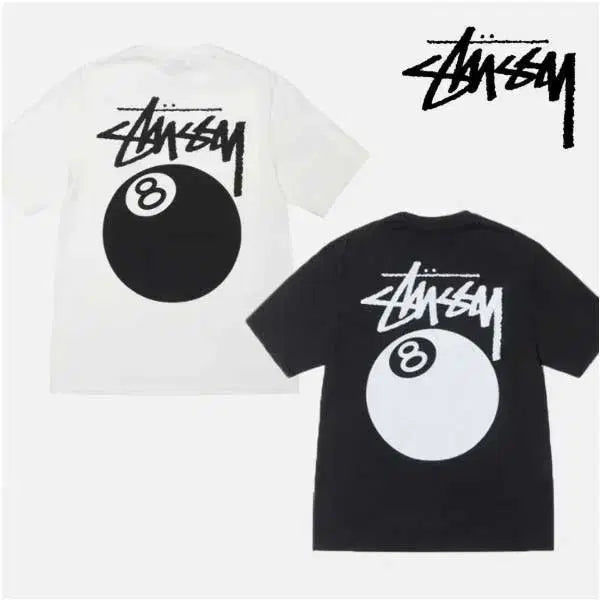 [BUNJANG] Stussy 8 Ball T-Shirt (Black/White) / NSB23정품새상품>스투시 8볼 반팔티(블랙/화이트)