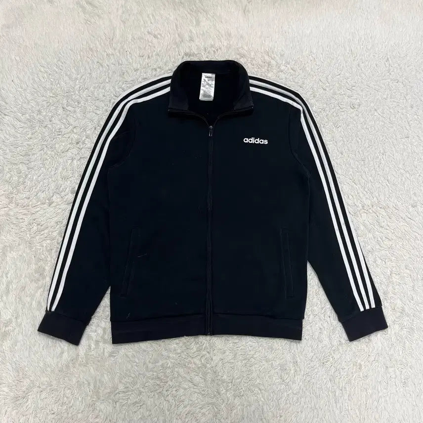 [BUNJANG] Adidas Cotton Black Jersey / 아디다스 코튼 블랙 져지