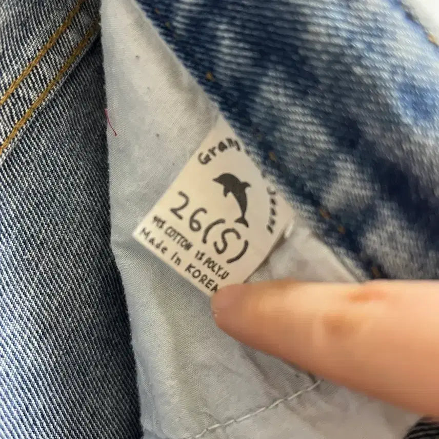 [BUNJANG] Mid-Wash Denim Pants (Size S) / 중청 워싱 데님 팬츠 S
