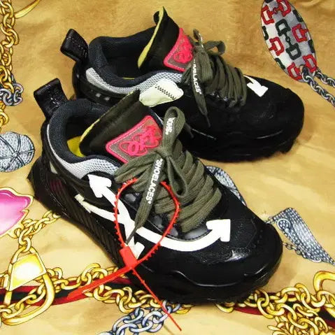 [BUNJANG] Off-White ODSY 1000 Black Sneakers / 이태리명품 오프화이트 ODSY 1000 블랙 스니커즈 230
