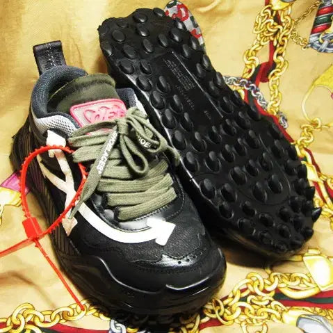 [BUNJANG] Off-White ODSY 1000 Black Sneakers / 이태리명품 오프화이트 ODSY 1000 블랙 스니커즈 230