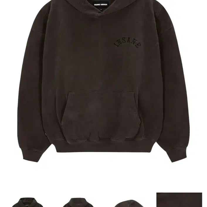 [BUNJANG] INSANE GARAGE Basic Hoodie Brown / INSANE BASIC HOODIE_BROWN 판매합니다.