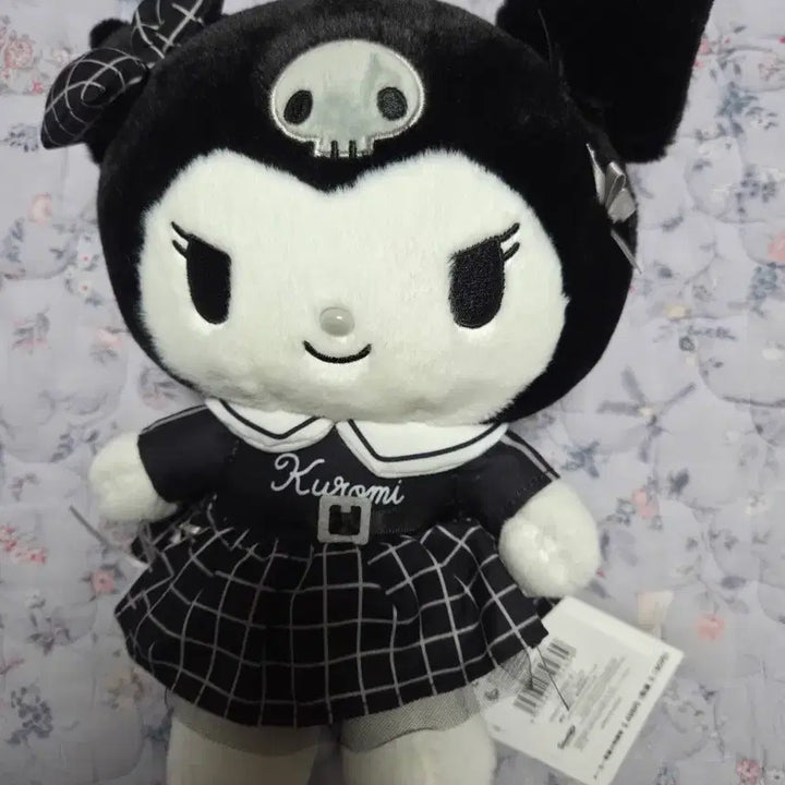 [BUNJANG] Kuromi Gothic Style Plush Doll / 쿠로미 인형 블랙 고딕 스타일