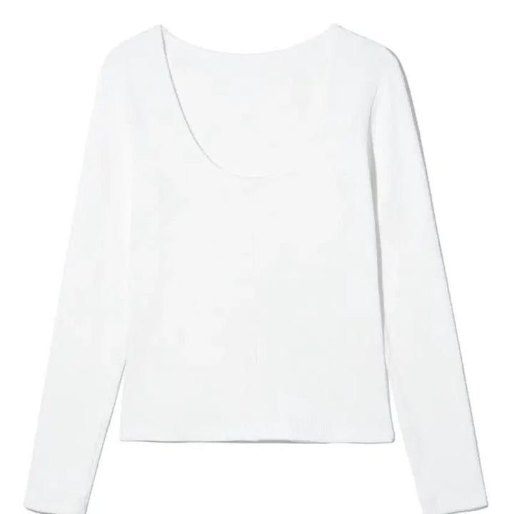 [BUNJANG] 르917 CONIE Scoop Neck Long Sleeve Jersey Top / 르917 스쿱넥 CONIE LONG SLEEVE JERSEY TOP
