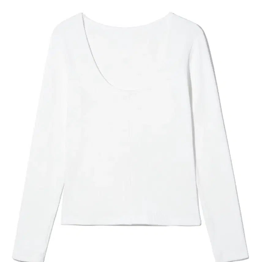 [BUNJANG] 르917 CONIE Scoop Neck Long Sleeve Jersey Top / 르917 스쿱넥 CONIE LONG SLEEVE JERSEY TOP