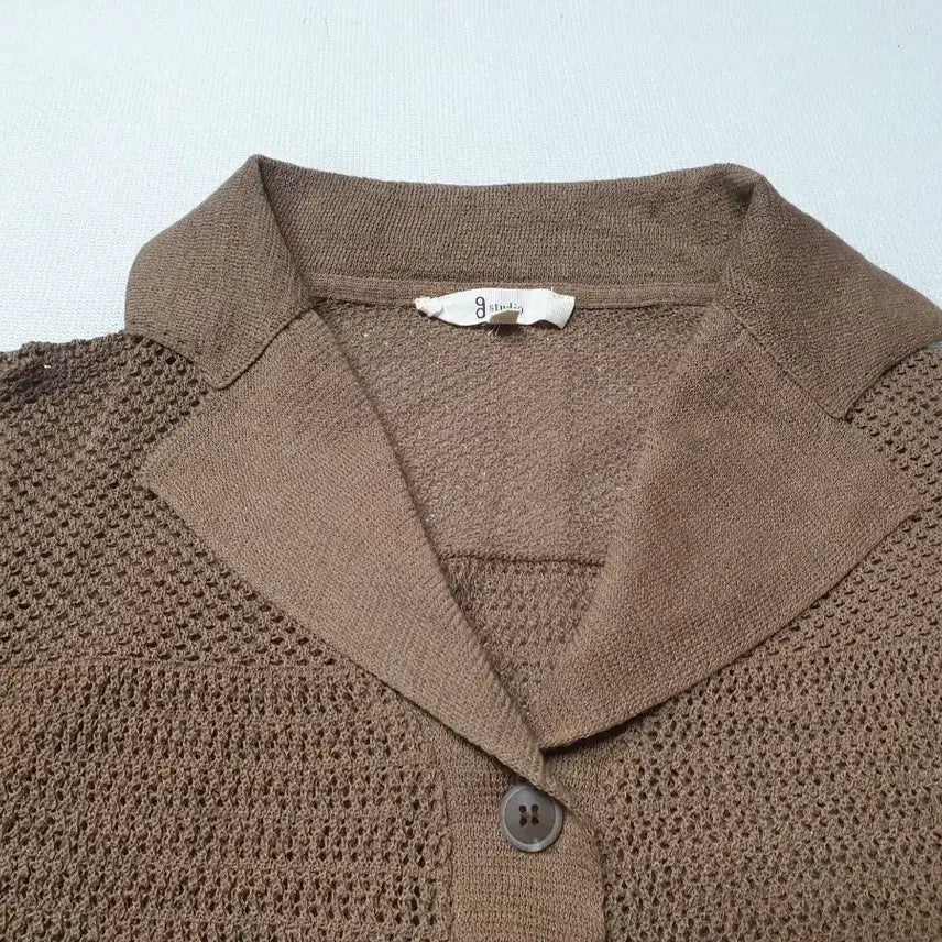 [BUNJANG] G-Studio Brown Knit Long Cardigan Jacket (Women&