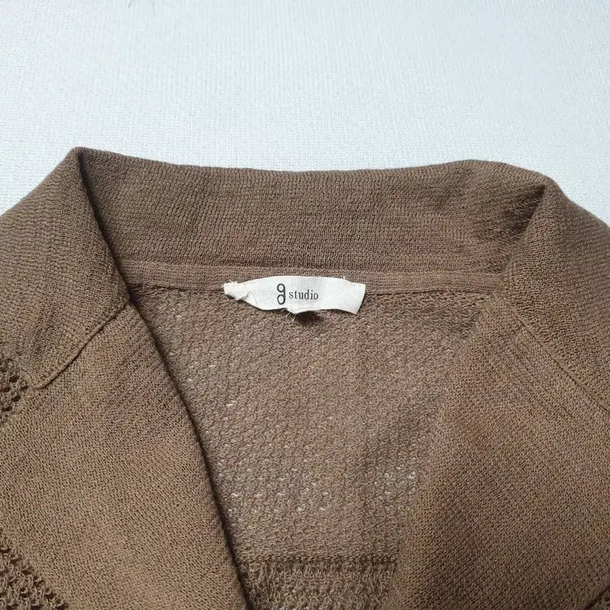 [BUNJANG] G-Studio Brown Knit Long Cardigan Jacket (Women&