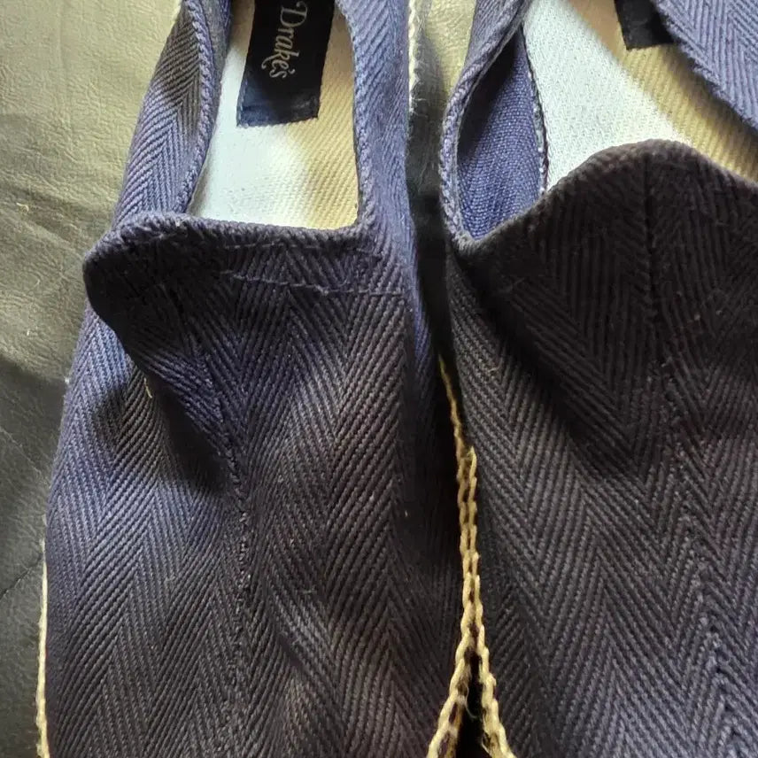 [BUNJANG] Drake's Herringbone Espadrille Slip-on / 남자275~280)드레익스(Drake's)헤링본에스파듀에스파드리유슬립온