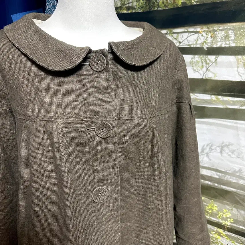 [BUNJANG] Samantha Moss Round Collar Pintuck Button Jacket / sm2 사만사모스 둥근 카라 핀턱 왕단추 자켓 모리 모리걸 사와코