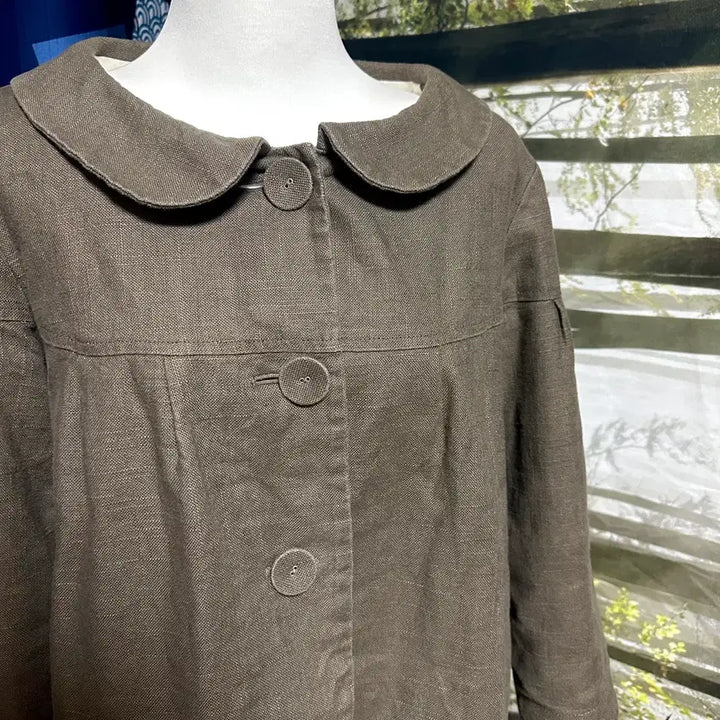 [BUNJANG] Samantha Moss Round Collar Pintuck Button Jacket / sm2 사만사모스 둥근 카라 핀턱 왕단추 자켓 모리 모리걸 사와코