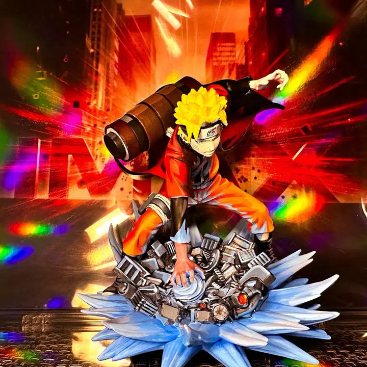 [BUNJANG] Uzumaki Naruto Sage Mode Rasengan 2D Anime Style Repaint Resin Statue / 나루토 질풍전 피규어 리페인트 선인모드 레진 룩업 리페인팅 차크라 나선환