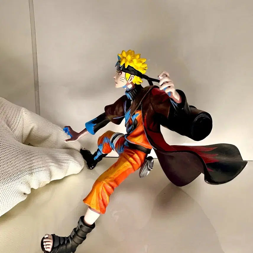 [BUNJANG] Uzumaki Naruto Sage Mode Rasengan 2D Anime Style Repaint Resin Statue / 나루토 질풍전 피규어 리페인트 선인모드 레진 룩업 리페인팅 차크라 나선환