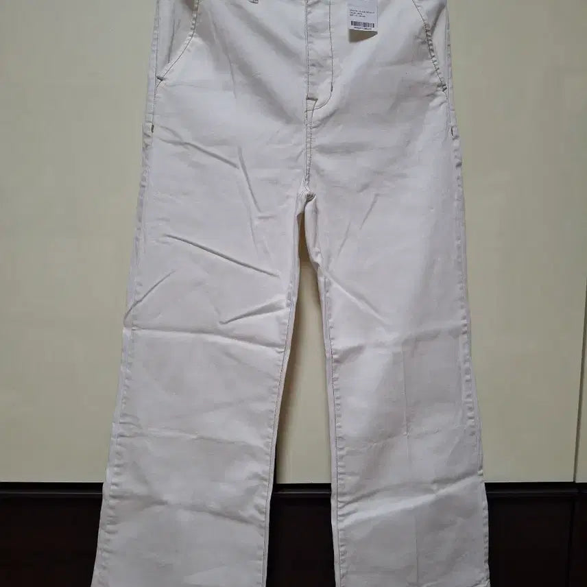[BUNJANG] Laurel White Wide Pants 76cm New / Laurel 화이트 와이드 팬츠 76cm 새상품