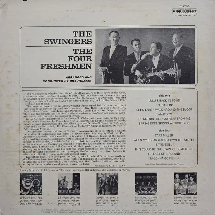 [BUNJANG] Four Freshmen The Swingers LP / 포 프레시맨 The Swingers LP