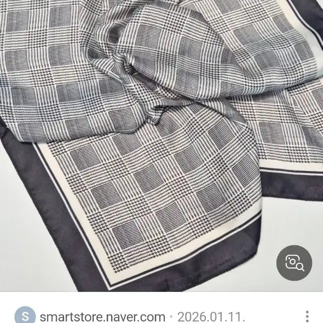 [BUNJANG] Checkered Scarf / 체크 스카프(새상품)