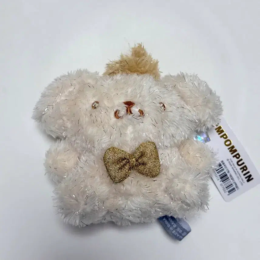 [BUNJANG] Sanrio Pompompurin Sparkling Gold Doll Keychain / 산리오 폼폼푸린 반짝골드 인형 키링