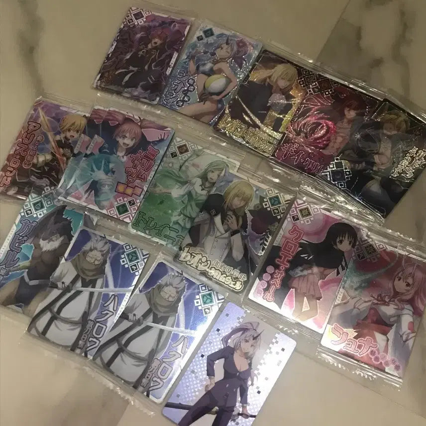 [BUNJANG] That Time I Got Reincarnated as a Slime Wafer Card Bundle Set / 전생슬 웨하스카드 메탈카드 일괄