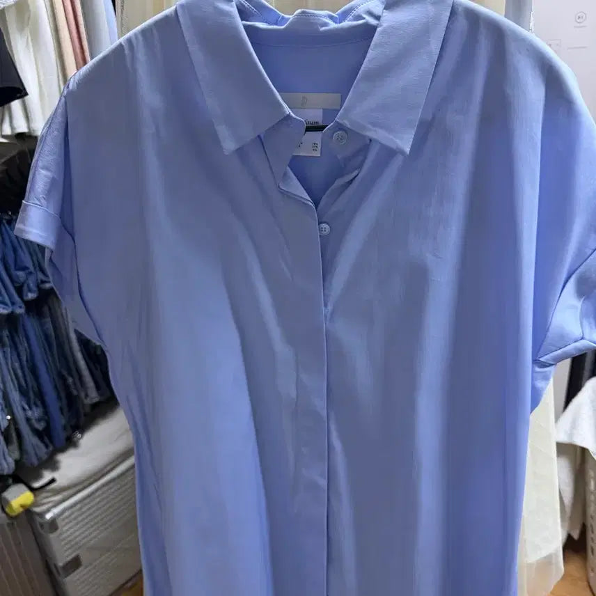 [BUNJANG] Jisudam Short Sleeve Shirt / 지수다움 반팔 와이셔츠