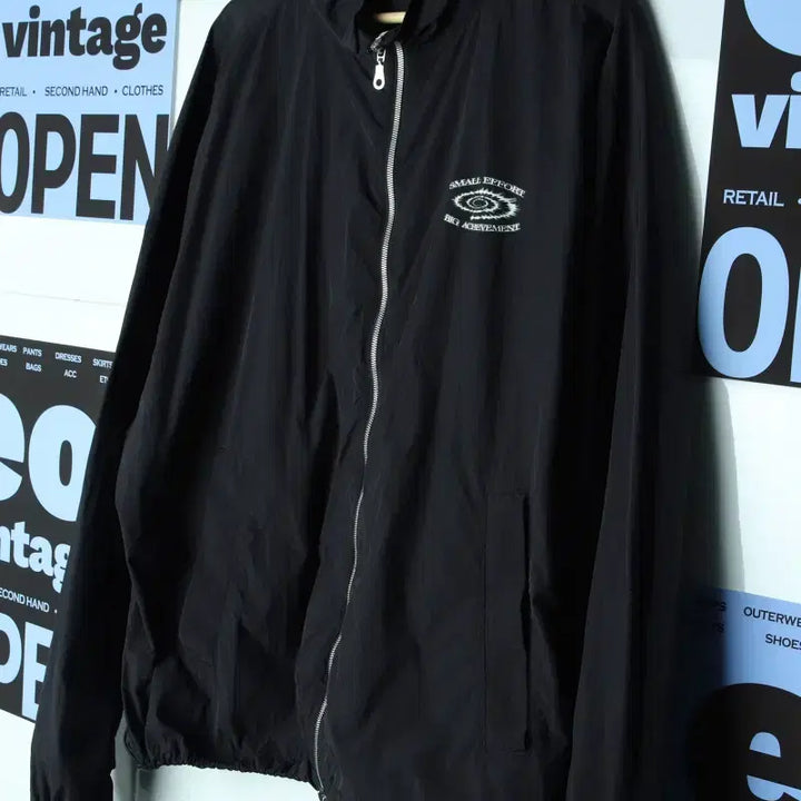 [BUNJANG] I Don't Wanna Sell Oversized Windbreaker Jacket / (XL-3XL) 아이돈워너셀 집업 바람막이 점퍼자켓 박시-1768B