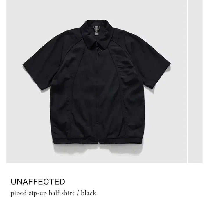 [SOLD OUT] 언어펙티드 집업 하프 셔츠 m 완전 새상품