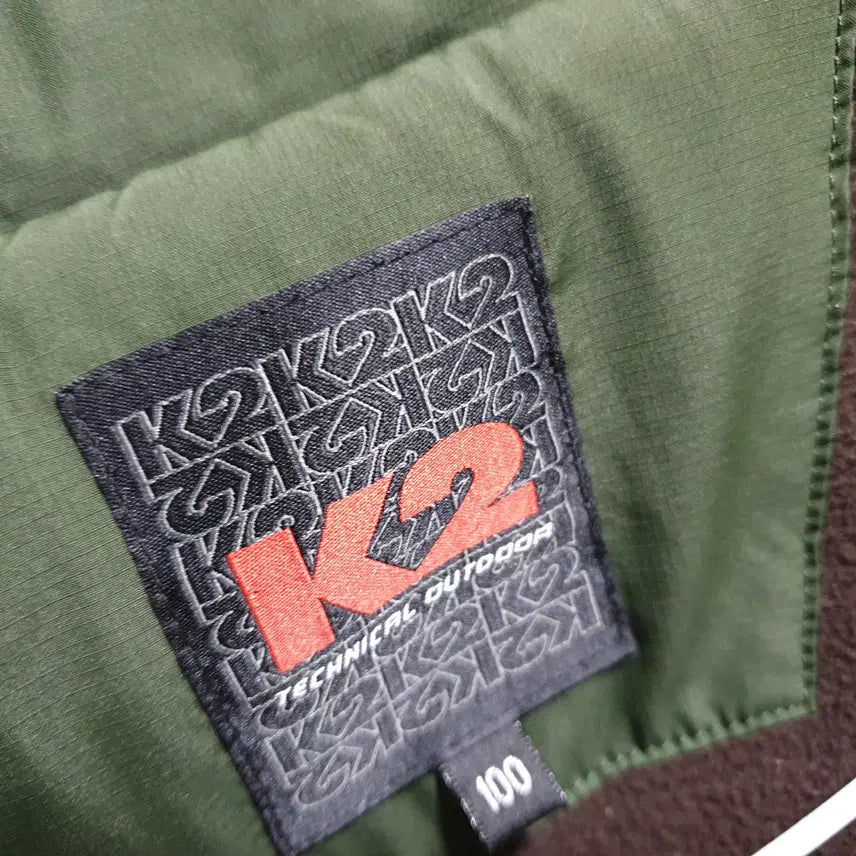 [BUNJANG] K2 Quilted Parka Windbreaker Jacket (Size 100) / K2 누빔야상바람막이점퍼/후드/100