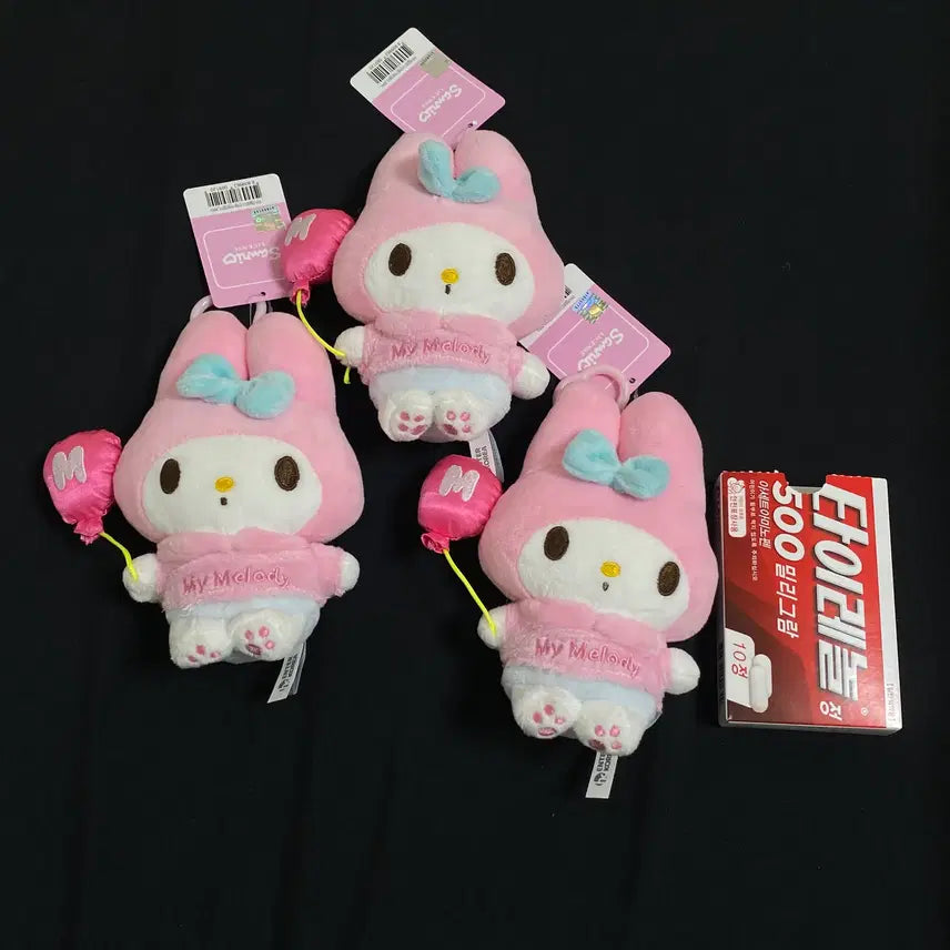 [BUNJANG] Official My Melody Party Bag Charm / [정품라이센스] 마이멜로디 파티 가방걸이