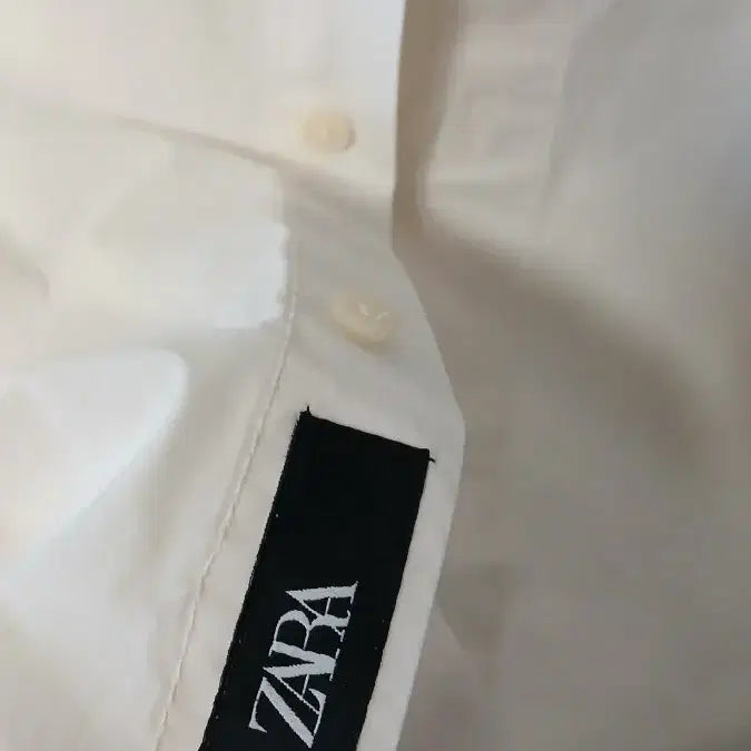 [BUNJANG] ZARA Ivory Oversized Shirt (Size S) / 자라 아이보리 셔츠 S 사이즈 오버핏이라 커요