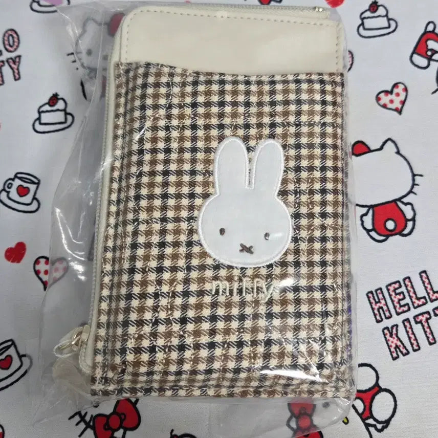 [BUNJANG] Dick Bruna Miffy Quilted Check Bag / (정품) 딕부르너 미피 퀄팅 체크 가방 팝니다!
