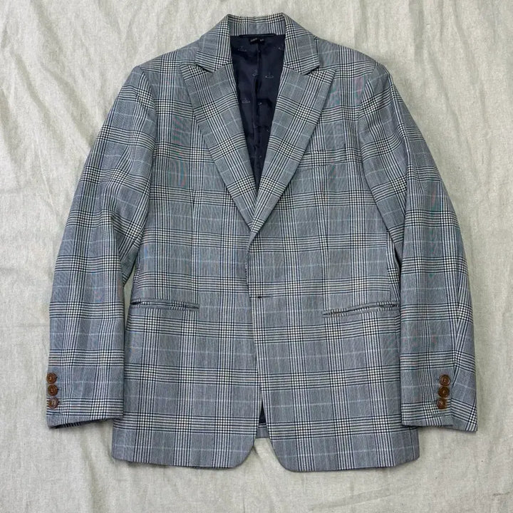 [BUNJANG] Vivienne Westwood Glen Check Single-Button Jacket (Size 50) / 비비안웨스트우드 원버튼 글렌체크 자켓 50