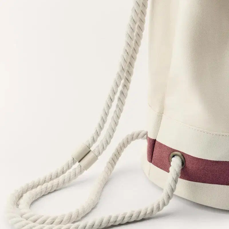 [BUNJANG] Zara 50th Anniversary Sailor Bag Canvas Gym Sack / 자라 50주년 캔버스 백 짐색 세일러 백 새상품