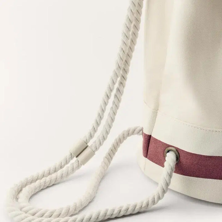[BUNJANG] Zara 50th Anniversary Sailor Bag Canvas Gym Sack / 자라 50주년 캔버스 백 짐색 세일러 백 새상품