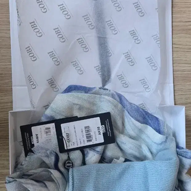 [BUNJANG] Gobi Cashmere Scarf &amp; Beanie Set / 고비 캐시미어 머플러 &amp; 비니 선물 포장
