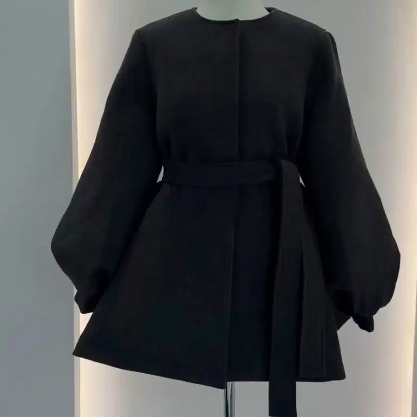 [BUNJANG] IU Belted Wool Flare Half Coat / (방장특가) 아이유 벨트 울 플레어하프코트 (새상품)