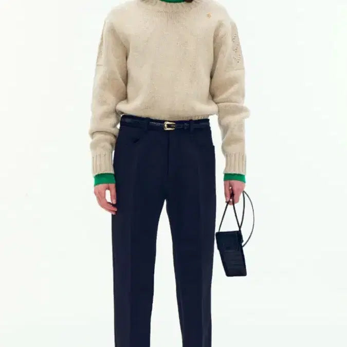 [BUNJANG] RECTO Beige Knit M Size / 렉토 니트 베이지 M