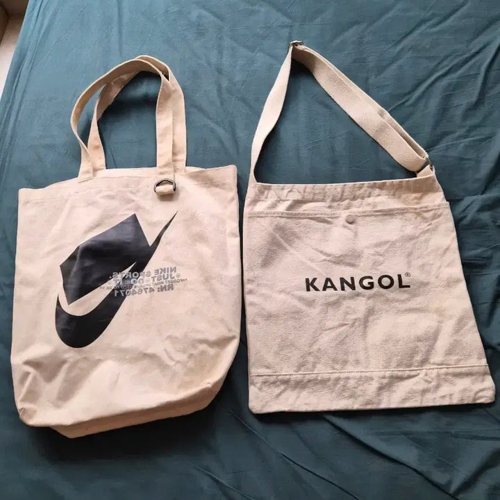 [BUNJANG] Nike x Kangol Canvas Shoulder Bag / Nike &amp;캉골 캔버스 숄더백 /사용감 있음