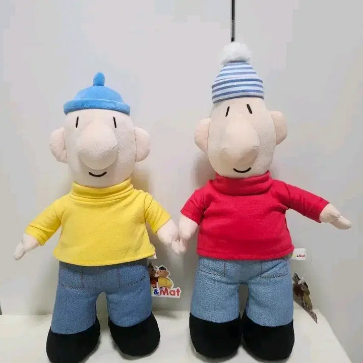[BUNJANG] Pat &amp; Mat Medium Doll Set / 패트와 매트 중형(40) 인형 세트입니다.