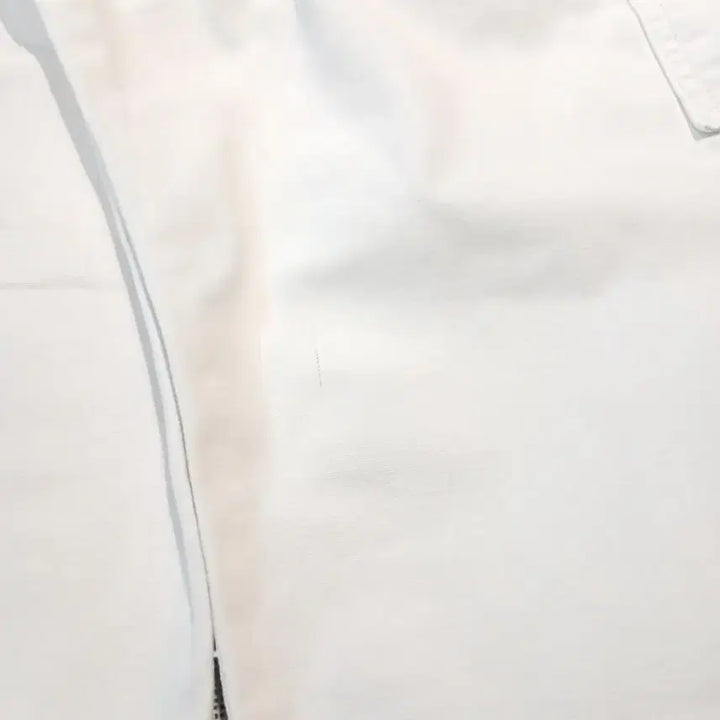 [BUNJANG] ROUND HOUSE 00s Cream White Logo Patch Double Knee Carpenter Pants / ROUND HOUSE 00s 크림 화이트 로고패치 더블니 카펜터 아메카지